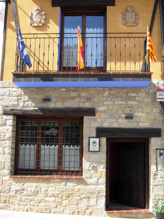 Hotel Rural El Horno De Aliaga ภายนอก รูปภาพ